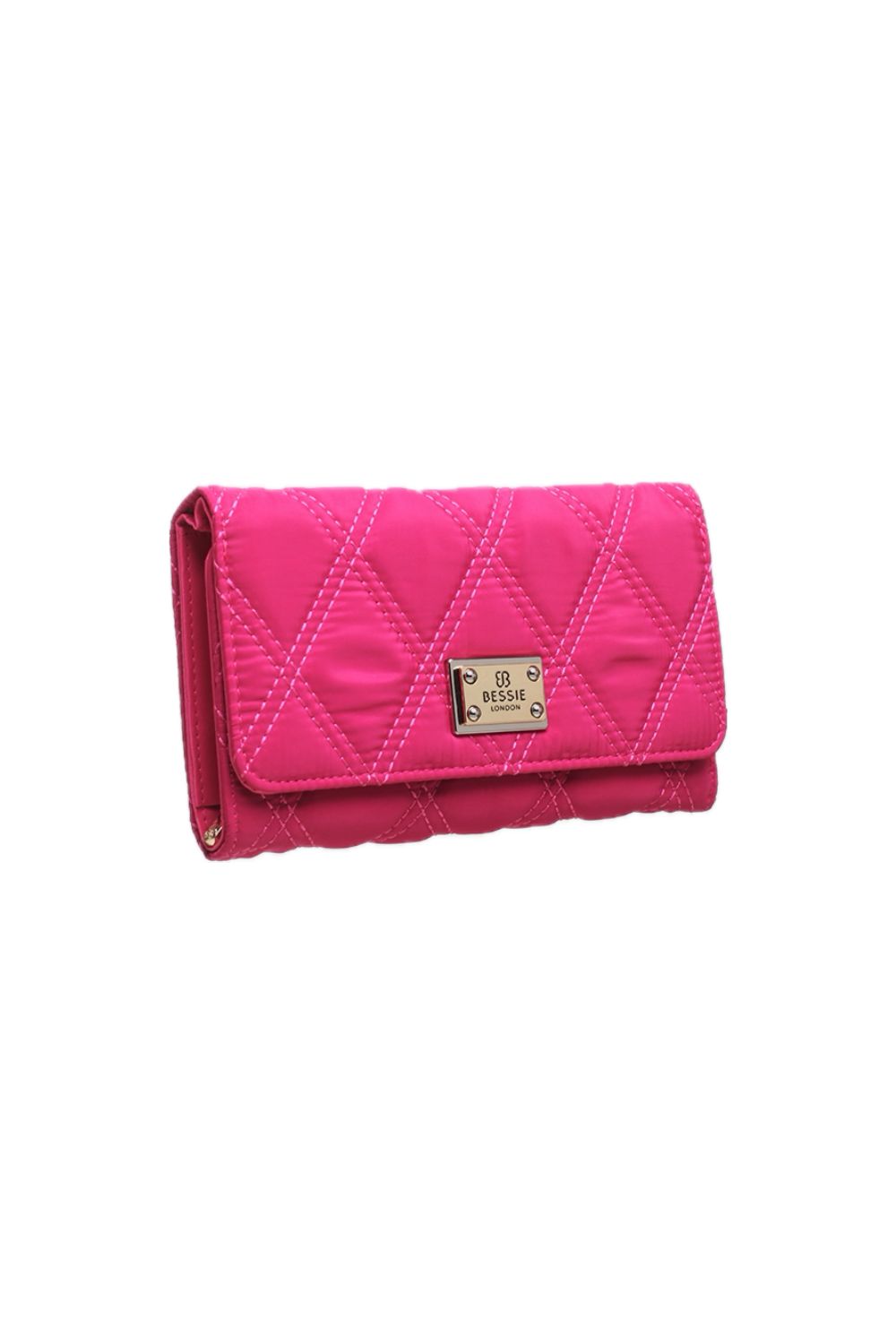 Bessie Pink Quilted Purse Wallet DJV Boutique Ipswich