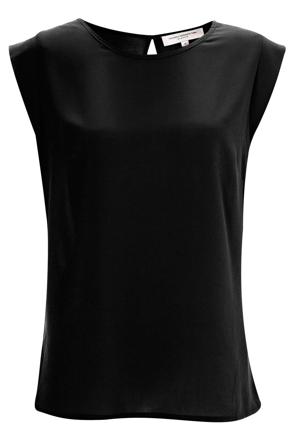 French_Connection_Polly_Plains_Capped_Tee_DJV_Boutique