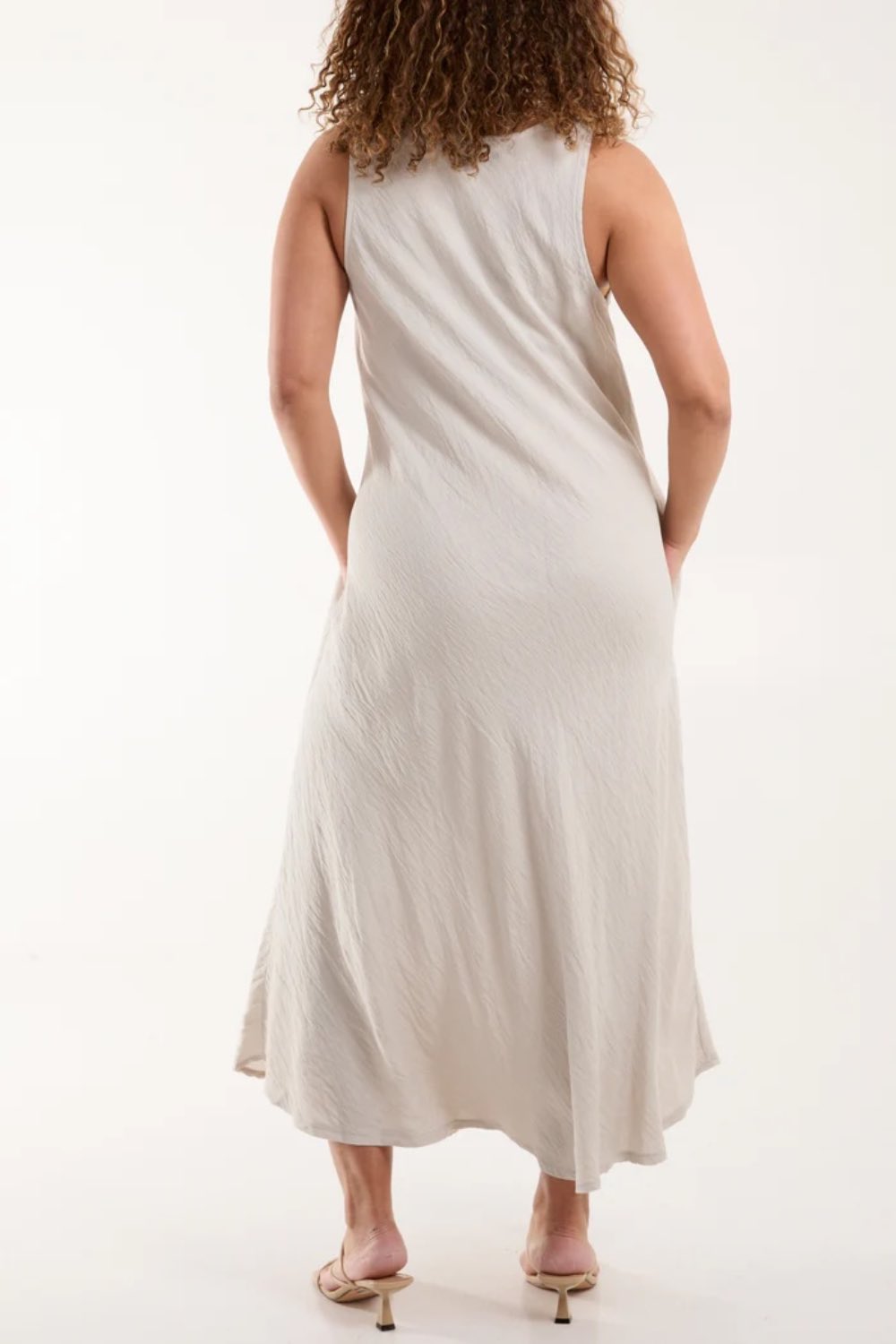 SleevelessV-NeckMaxiDress_Stone