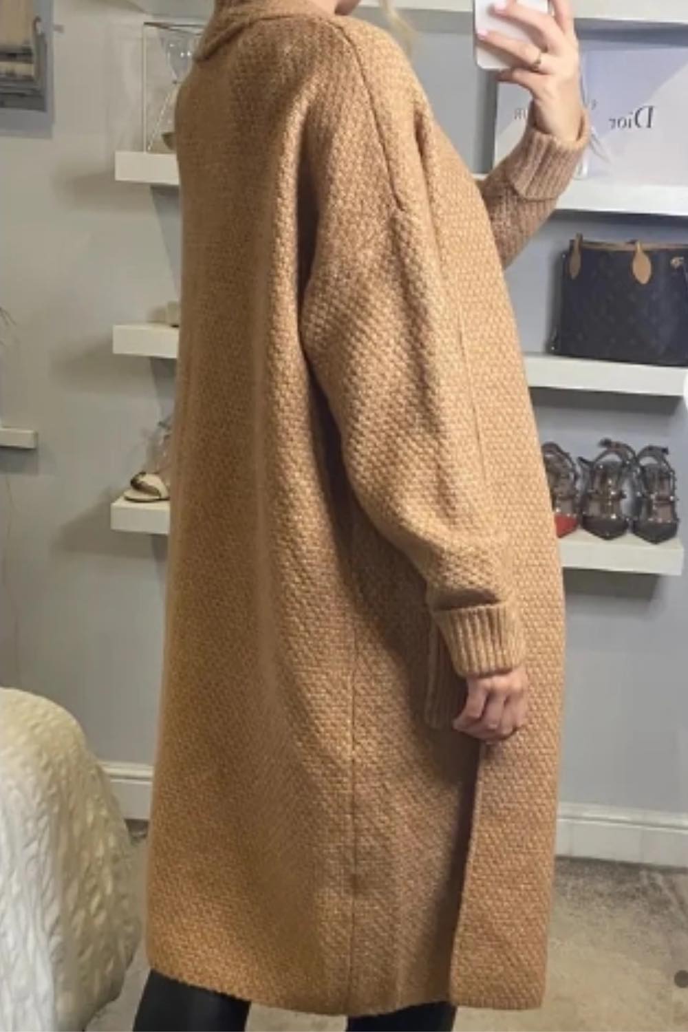 Tan-Boxy-Rib-Knit-Long-Cardigan-DJV-Boutique