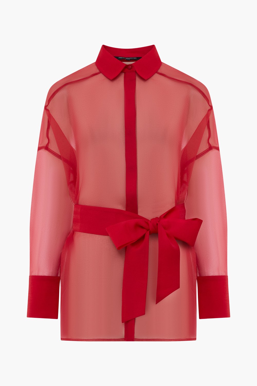 french-connection-mai-organza-tie-waist-shirt
