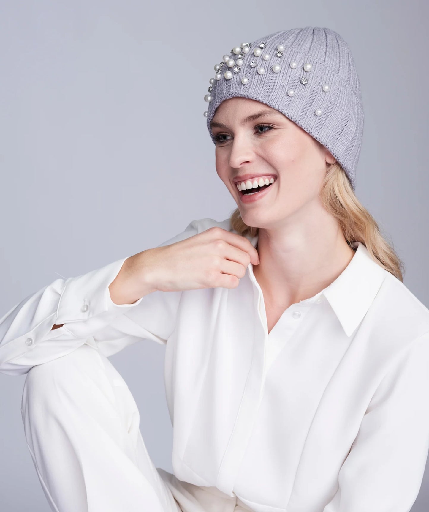 pia-rossini-Christian-Hat-Grey-djv-boutique
