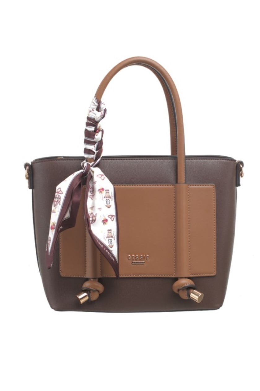 Bessie_BB7188_Colour_Block-Scarf_Tote