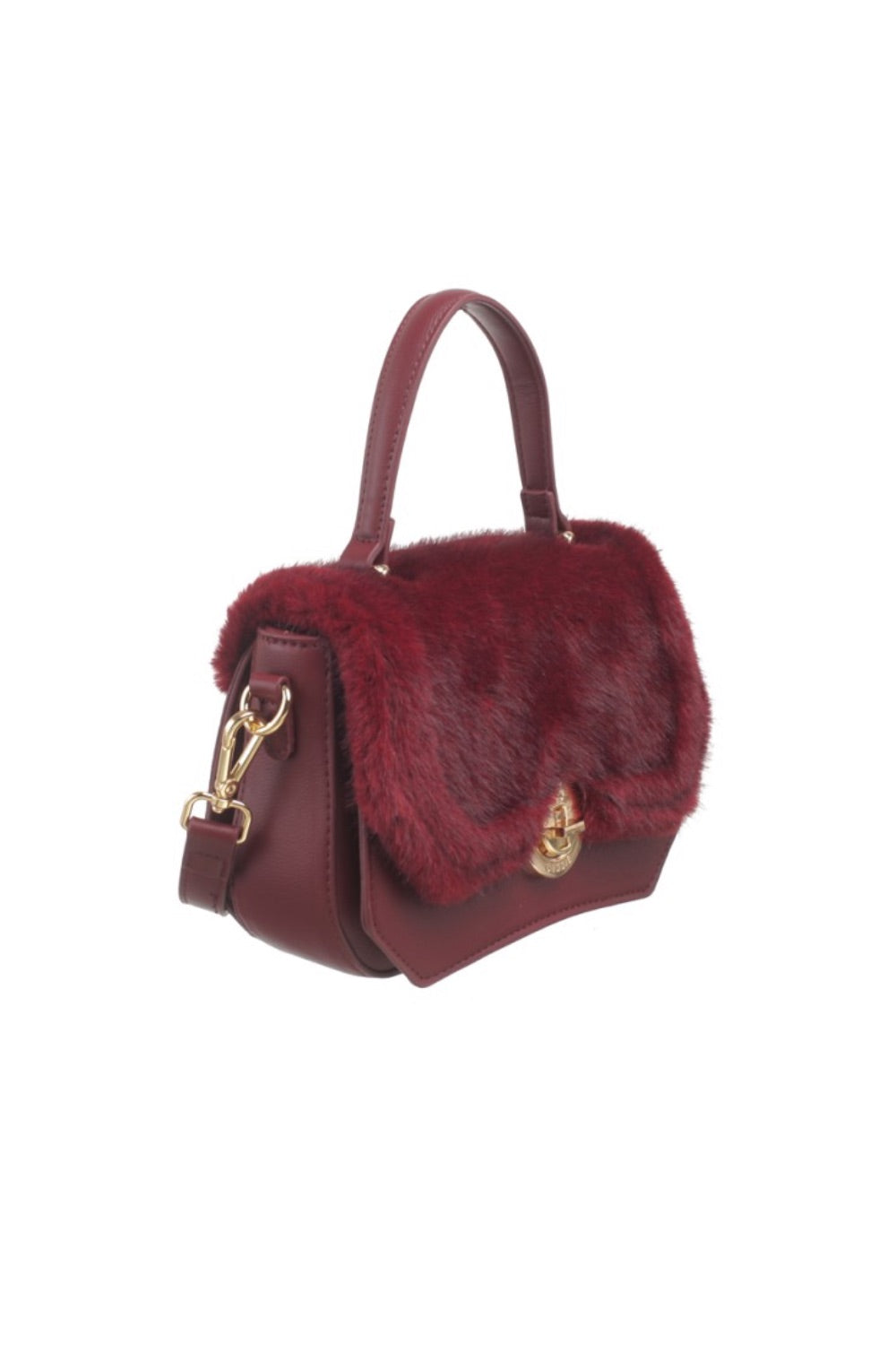 Bessie_BD7058_Faux_fur_Lock_Bag_burgundy_3_djv_boutique