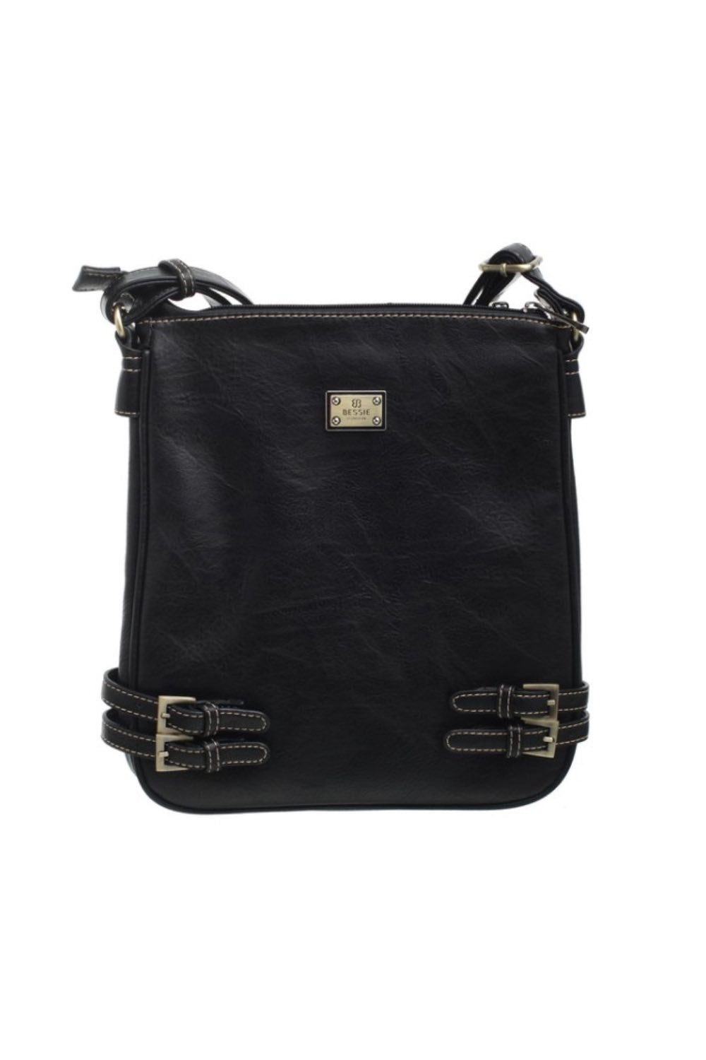 Bessie_BW471_classic_buckle_zip_bag