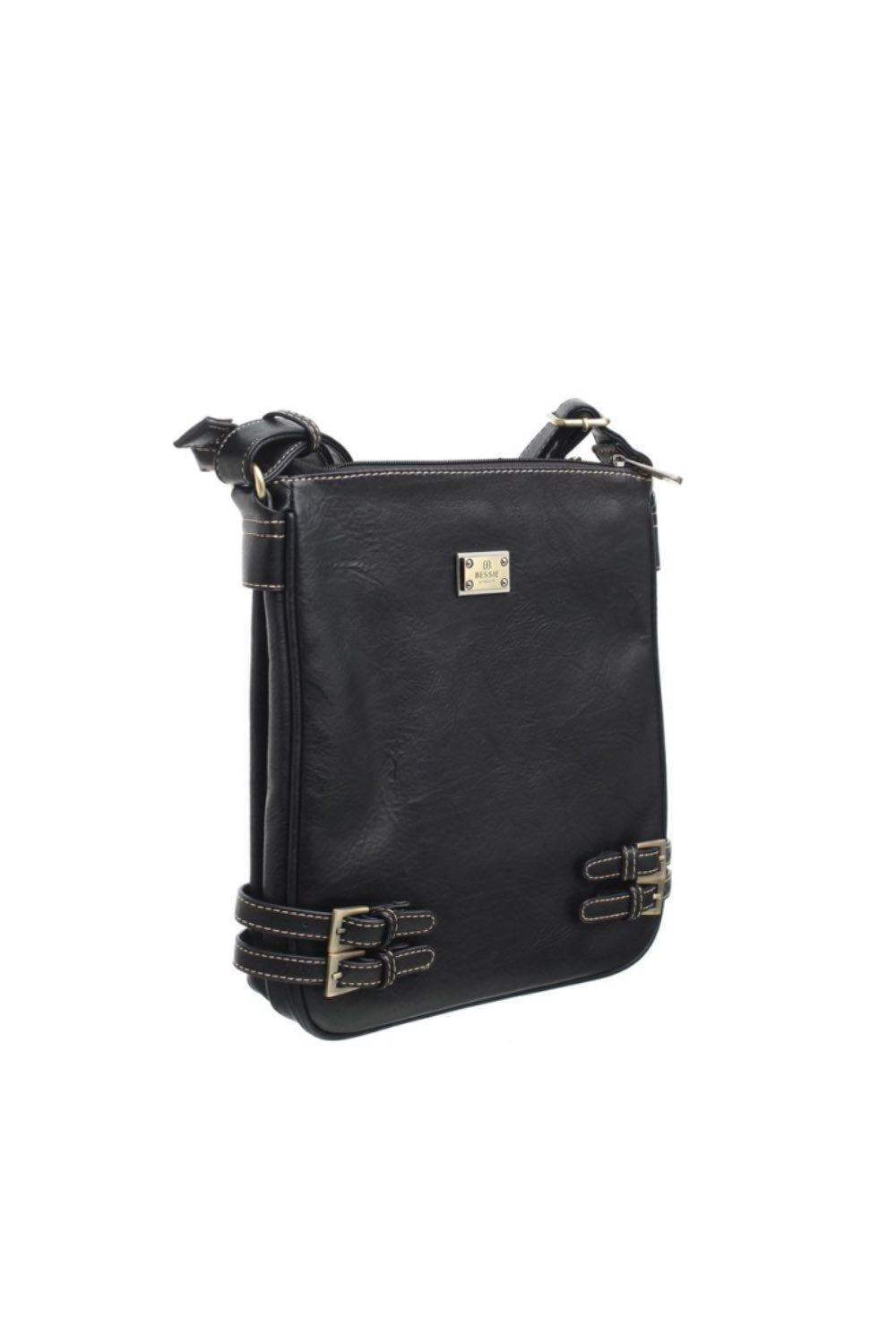 Bessie_BW471_classic_buckle_zip_bag