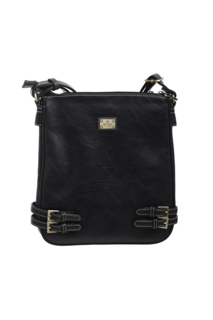 Bessie_BW471_classic_buckle_zip_bag