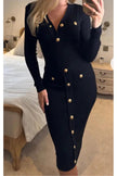 Black_Bodycon_Dress_with_Gold_Buttons_DJV_Boutique_Ipswich