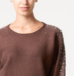 Diamante Sleeve Jumper