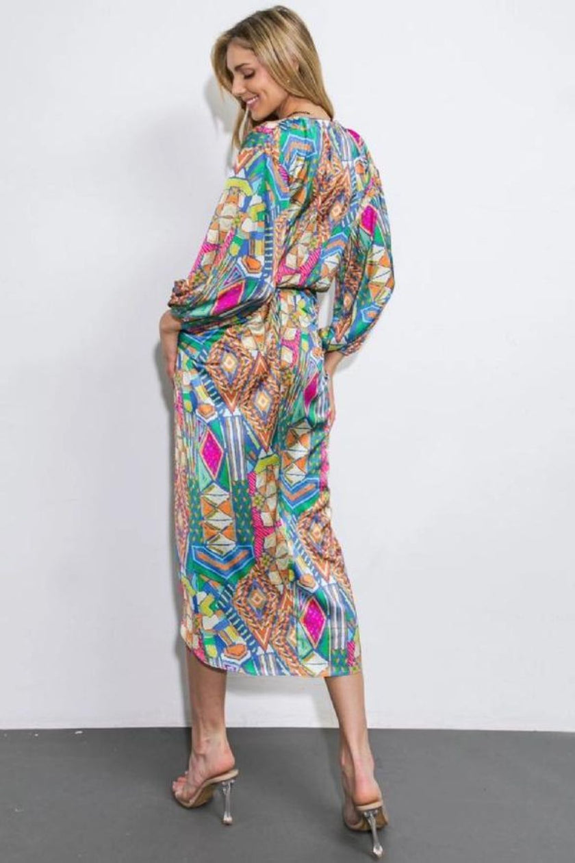 Flying_Tomato_Abstract_Multi_Col_Satin_Dress_DJV_Boutique
