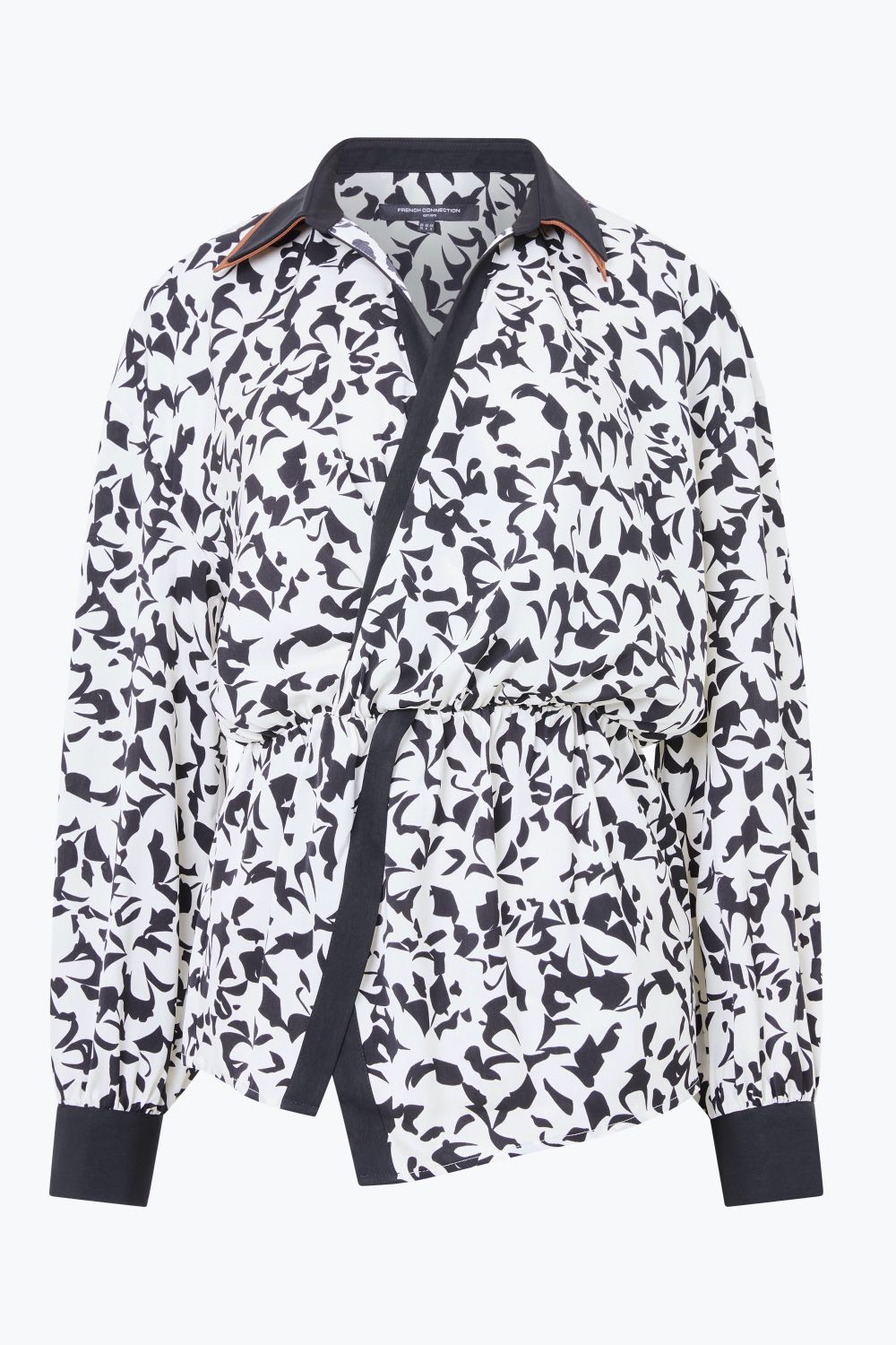 French-Connection-Domasco-Poly-Twist-Shirt-72YNW