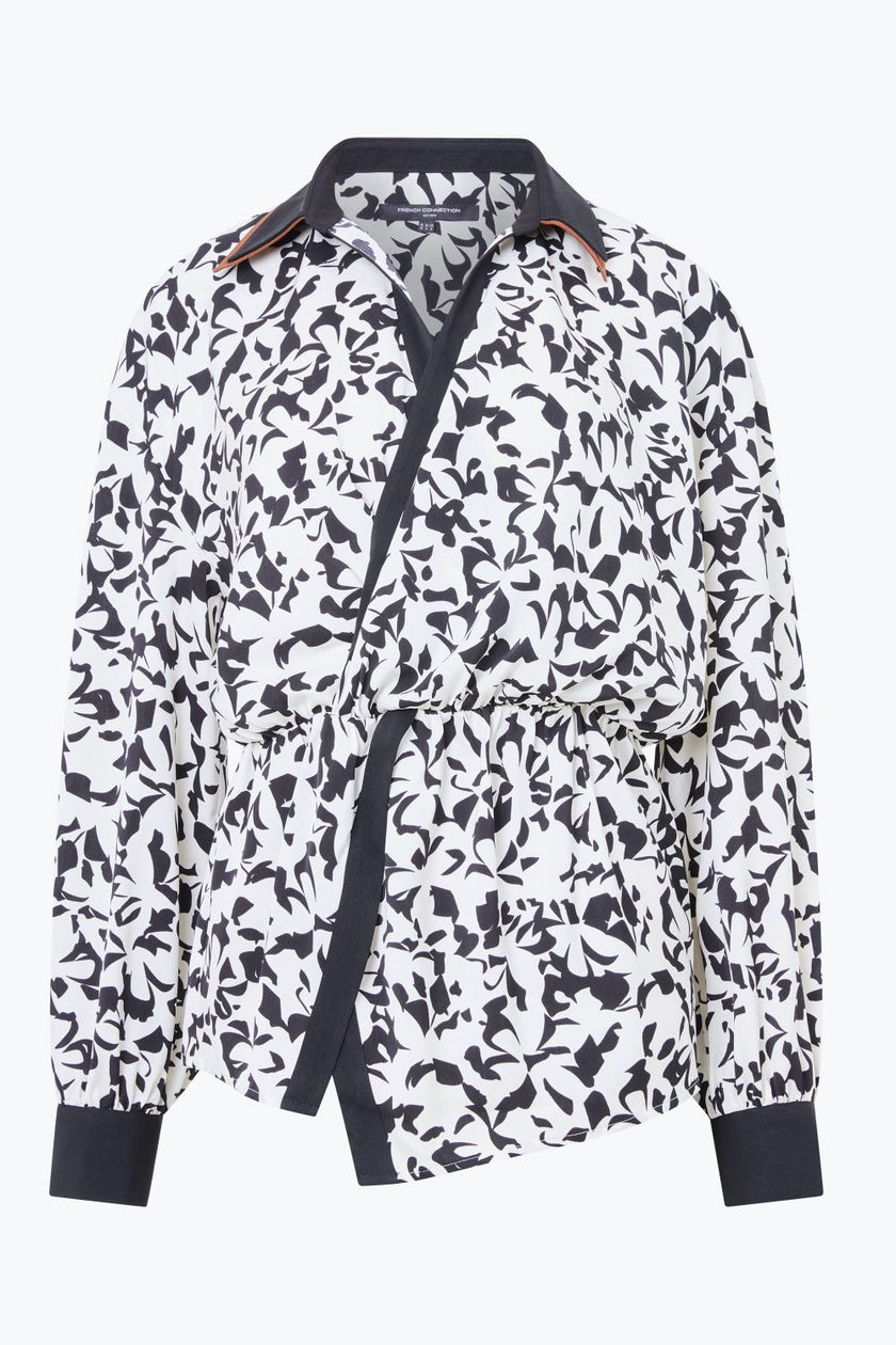 French-Connection-Domasco-Poly-Twist-Shirt-72YNW