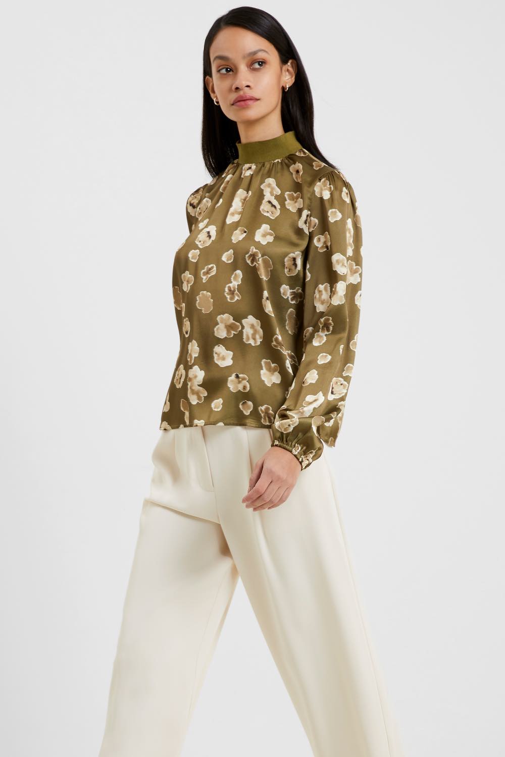 French_Connection_Bronwen_Satin_Top_Nutria_72VBU_DJV_Boutique