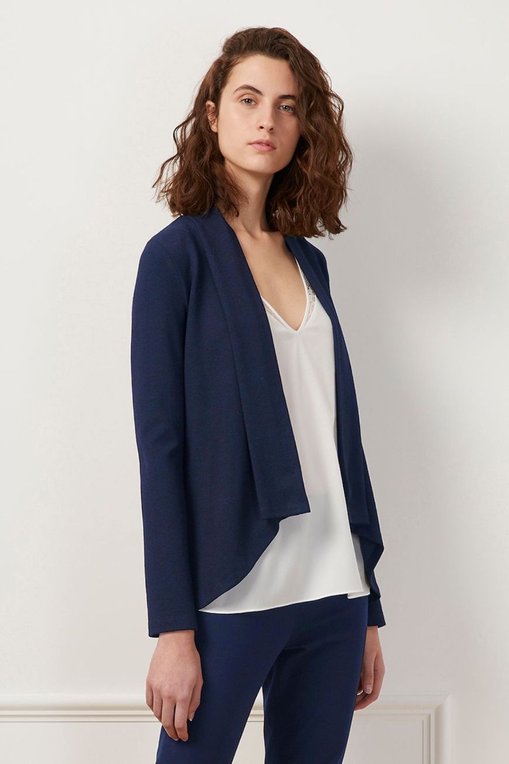 French connection utility blue coat discount