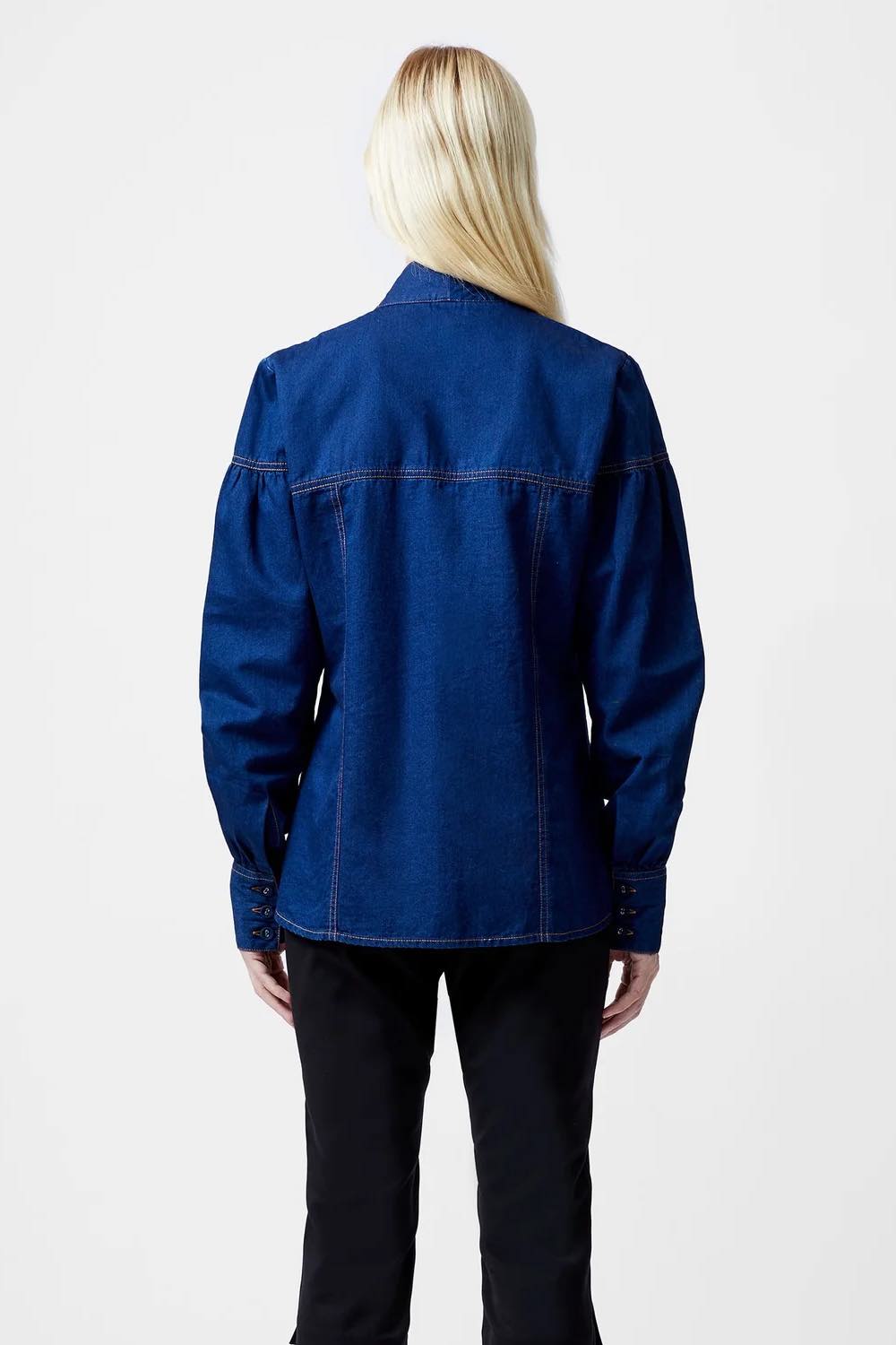 French_Connection_Zaves_Chambray_Button-Up_Denim_Shirt_Blue_72YAJ40