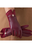 Gold_Bucklet_Leather_Look_Gloves_WINE
