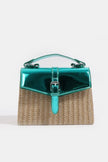 Pia-Rossini-Women-s-Patent-Straw-Case-Bag