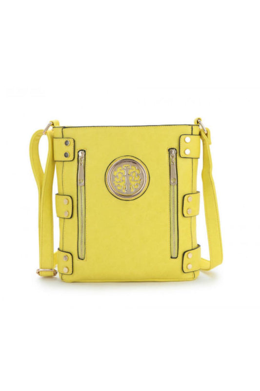Yellow-Cross-Body-Bag-with-Emblem-djv-boutique
