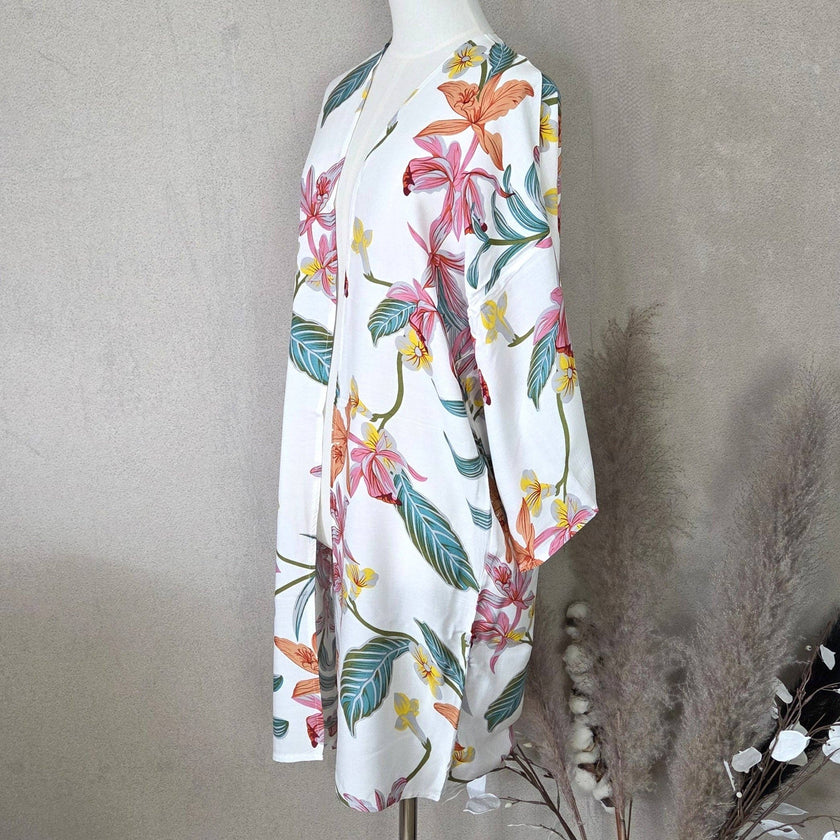 Stylish Floral Print Kaftan