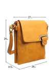 bessie-W2554_Classic-Cross-Body-Bag-Yellow