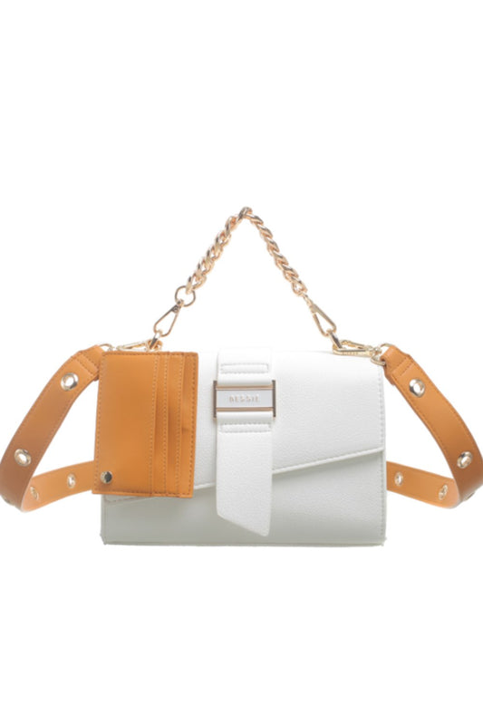bessie-handbags-fold-over-chain-bag-with-card-holder-white-BL6281-djv-boutique-3