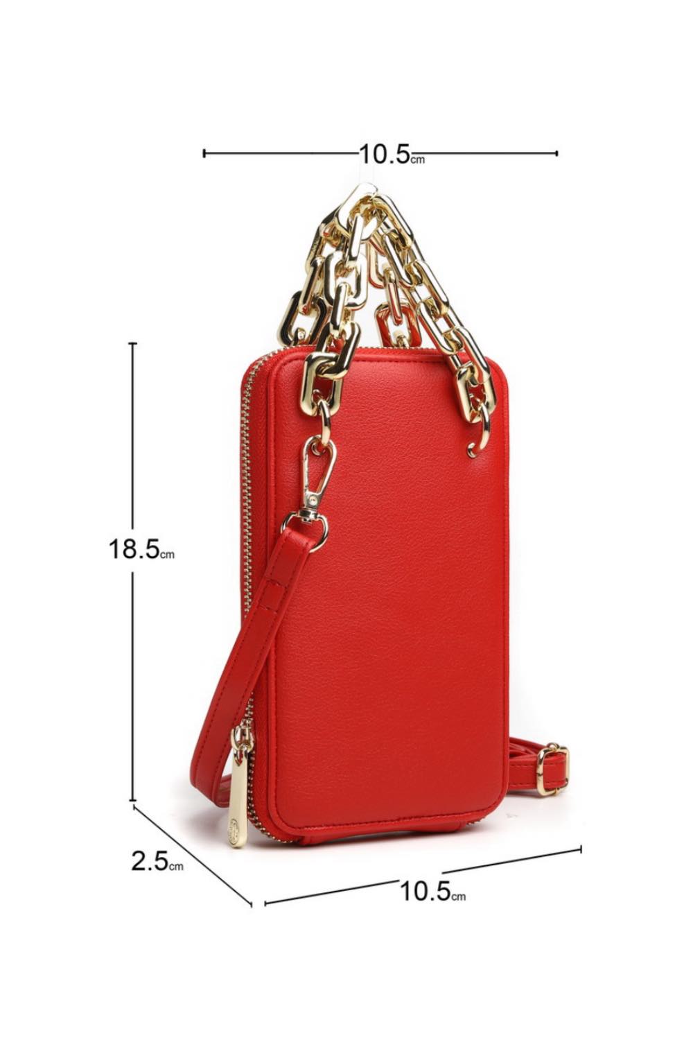 Bessie Mini Bag Phone Carrier with Chain