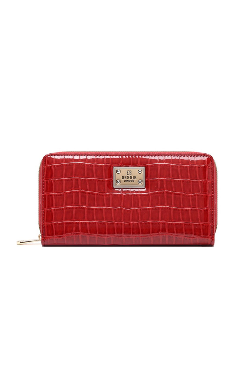bessie-patent-zip-around-purse-BP1449-red-djv-boutique
