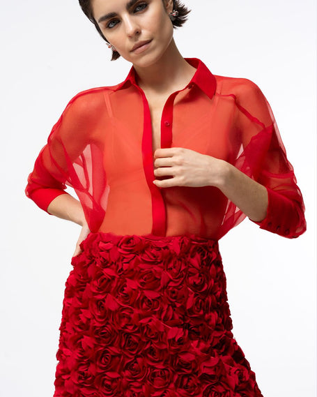 french-connection-mai-organza-tie-waist-shirt