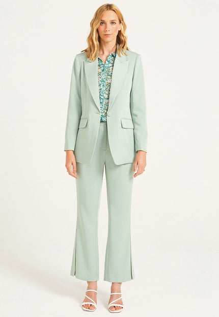 Angeleye  Stylish Trouser Suit Set - Sage Green