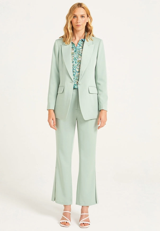 Angeleye  Stylish Trouser Suit Set - Sage Green