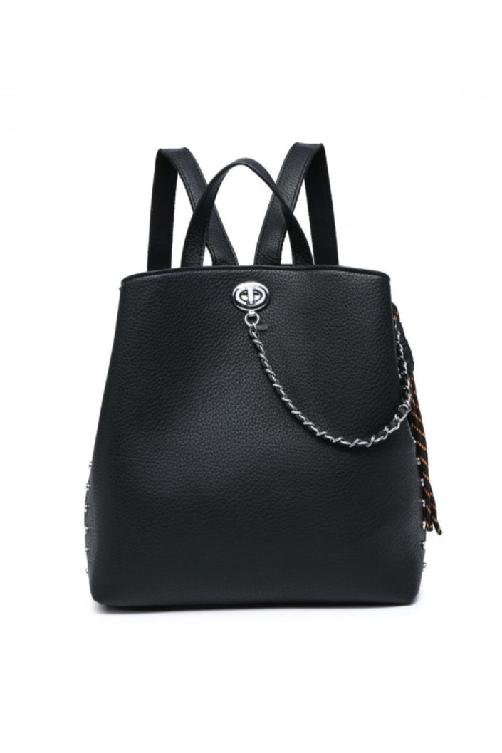 papaya-bags-Stylish-Black-Back-Pack-djv-boutique