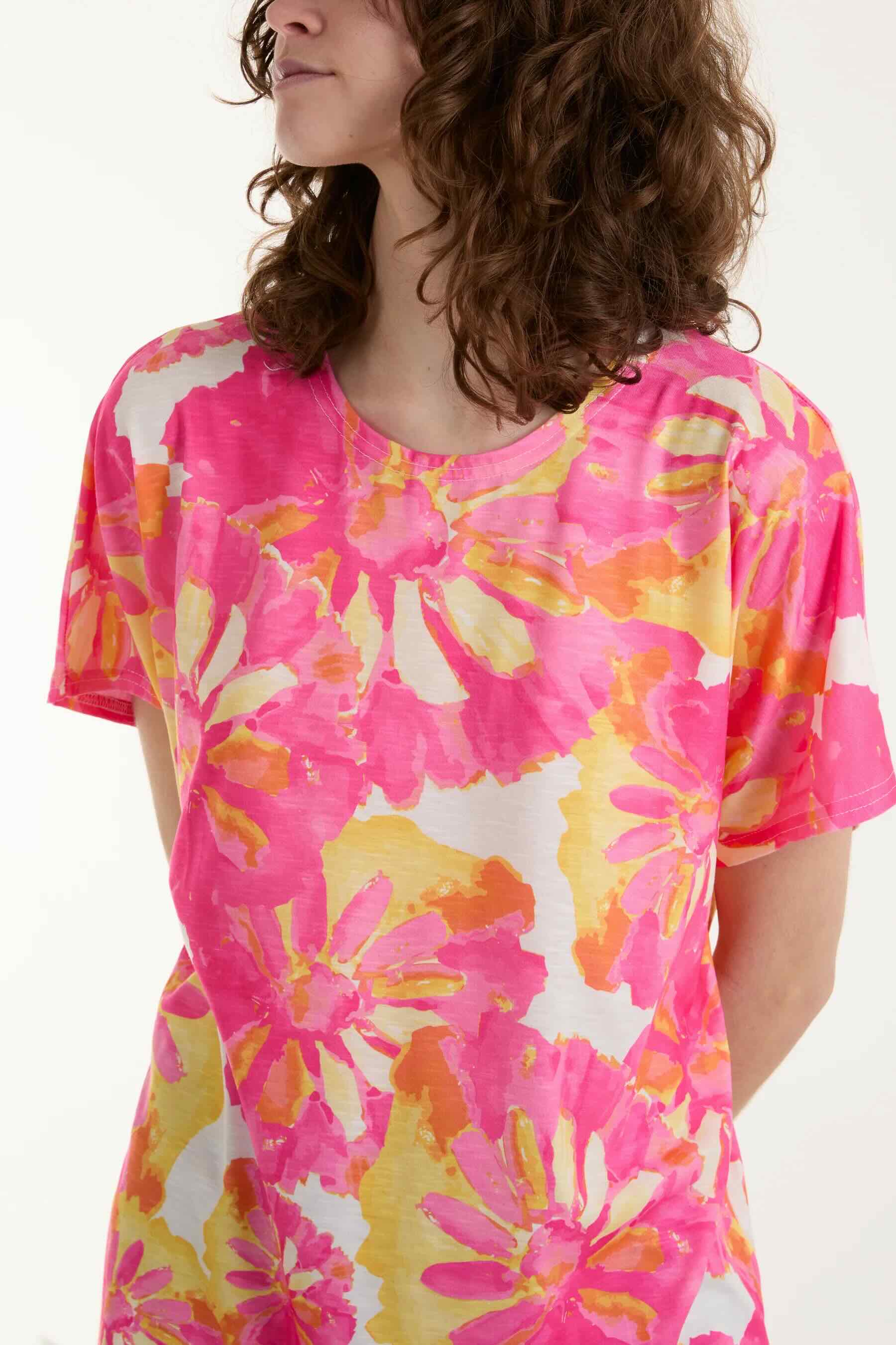 Tie_Dye_Pink_Yellow_Floral_Print_Tee_Top_DJV_Boutique_Ipswich.jpg