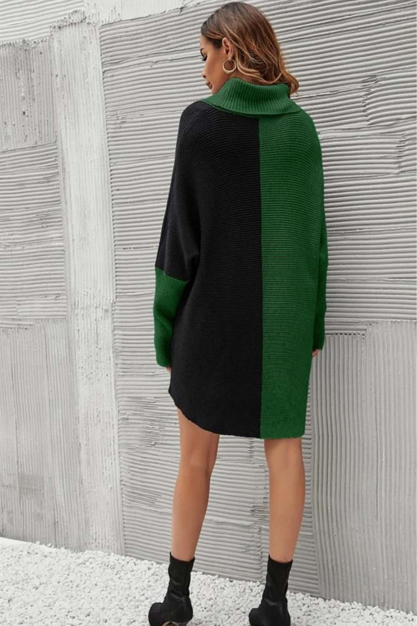 roll-neck-colour-block-jumper-in-black-and-green