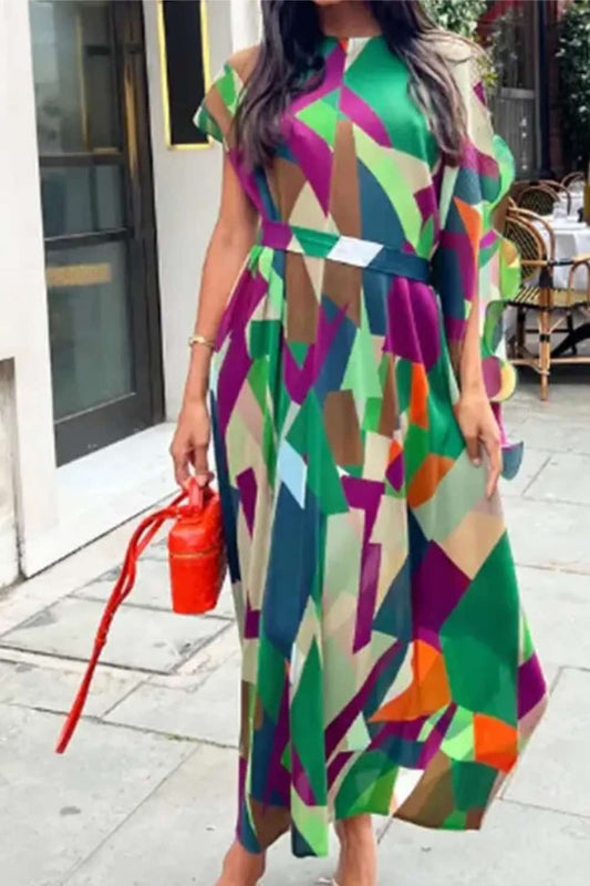 striking_Aztec_Belted_Ruffle_Dress-djv-boutique