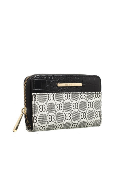 Bessie-Half-Emblem-Purse-Black-BP1314-djv-boutique-ipswich