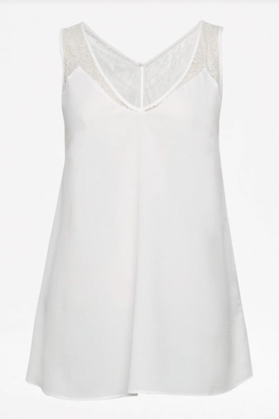 French_Connection_Crepe_Light_Lace_Trim_Vest_White_72KZP_DJV_Boutique