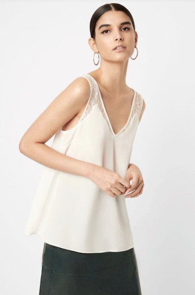 French_Connection_Crepe_Light_Lace_Trim_Vest_White_72KZP_DJV_Boutique