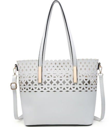 Cut-Out Style-Cream-Double Bag-DJV-Boutique