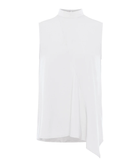 French Connection Mock Neck Top (White)