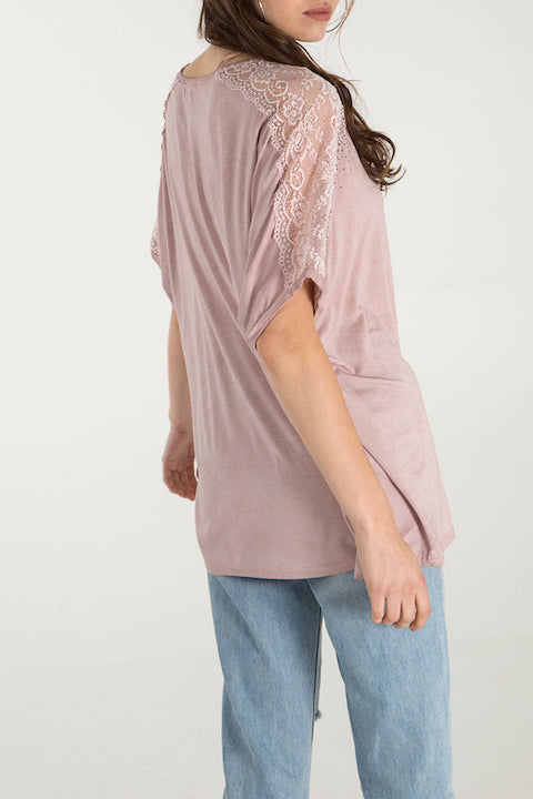 Oversized_Dusty_Pink_Lace_Detail_Top_DJV_Boutique