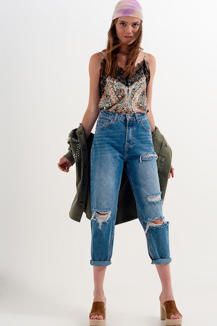 Q2 Paisley Satin Top_Black_Lace_DJV_Boutique.jpg