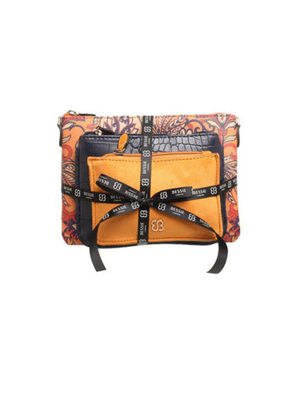 Trio_make-up_bag set_yellow_DJV_Boutique