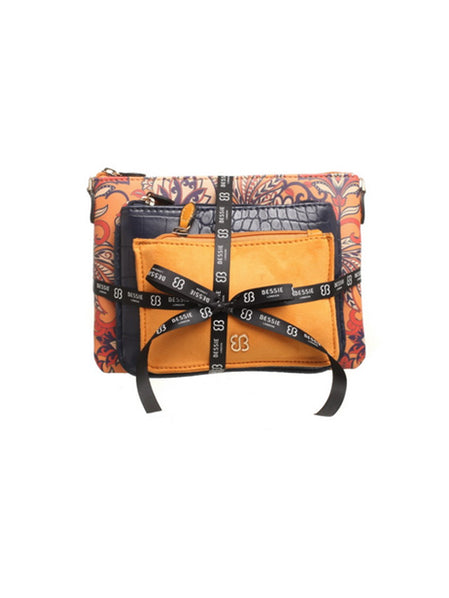 Trio_make-up_bag set_yellow_DJV_Boutique